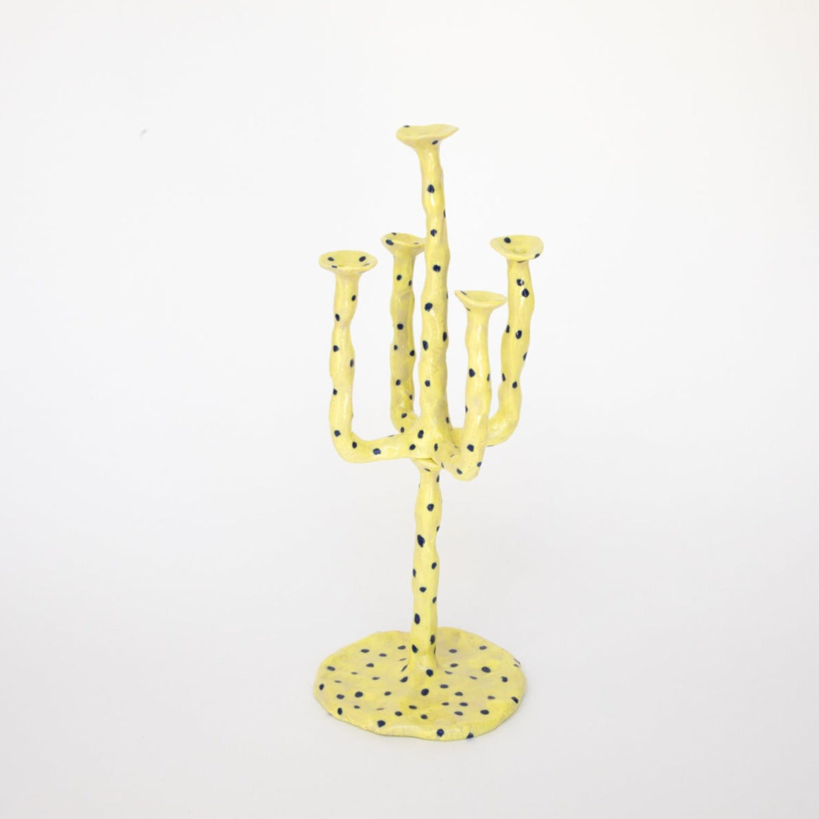 Buy Conwo 5 Arm Gold Plated Handmade Decorative Candelabra Candle