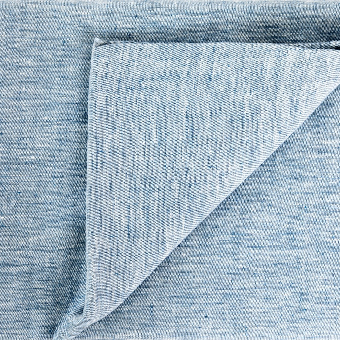 Linen Tablecloth - Blue Melange