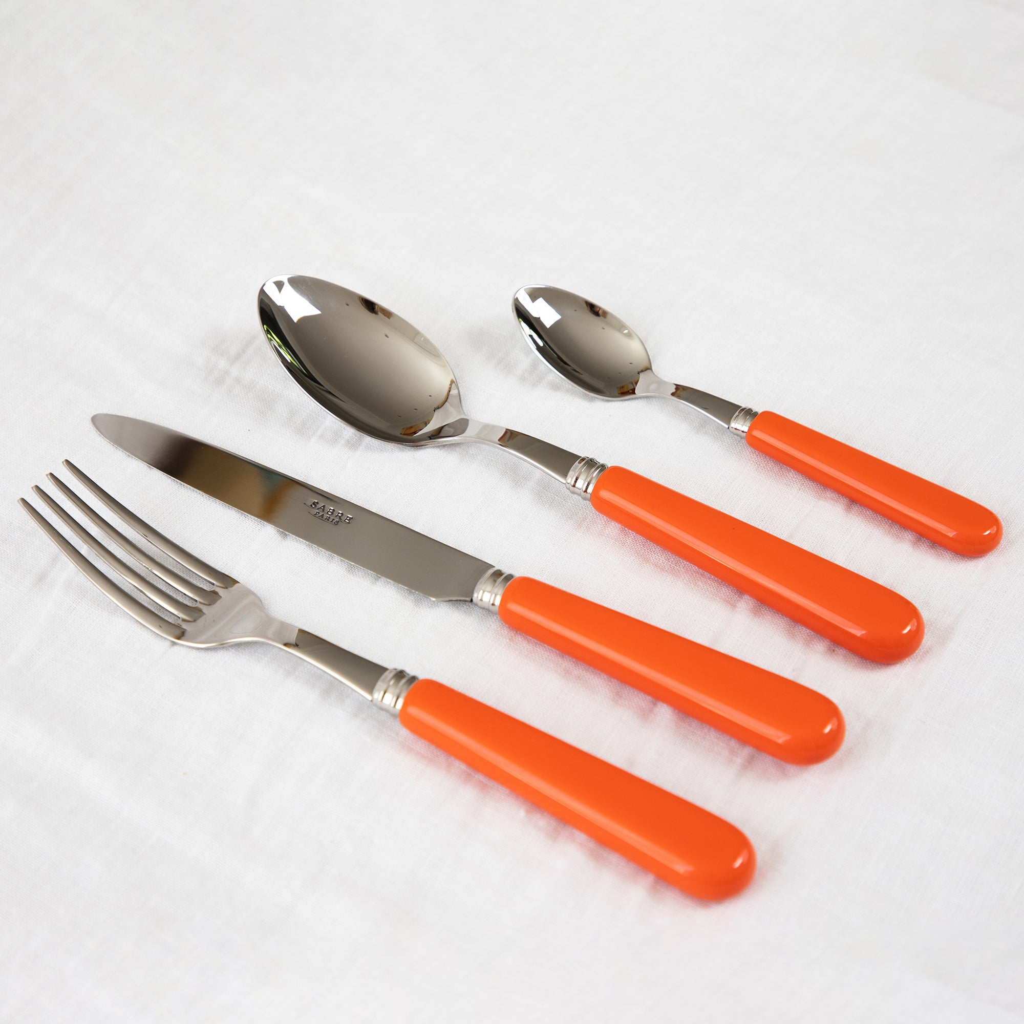 POP Cutlery 4 Pc Set - Orange
