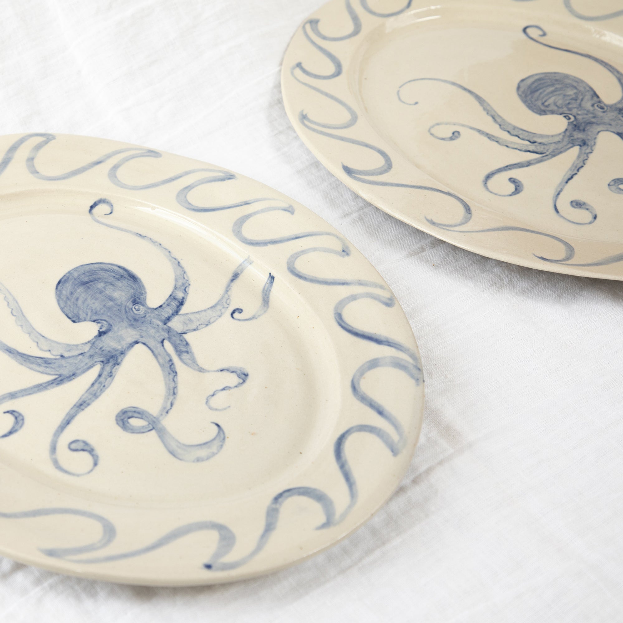 Hand Built Platter - Octopus