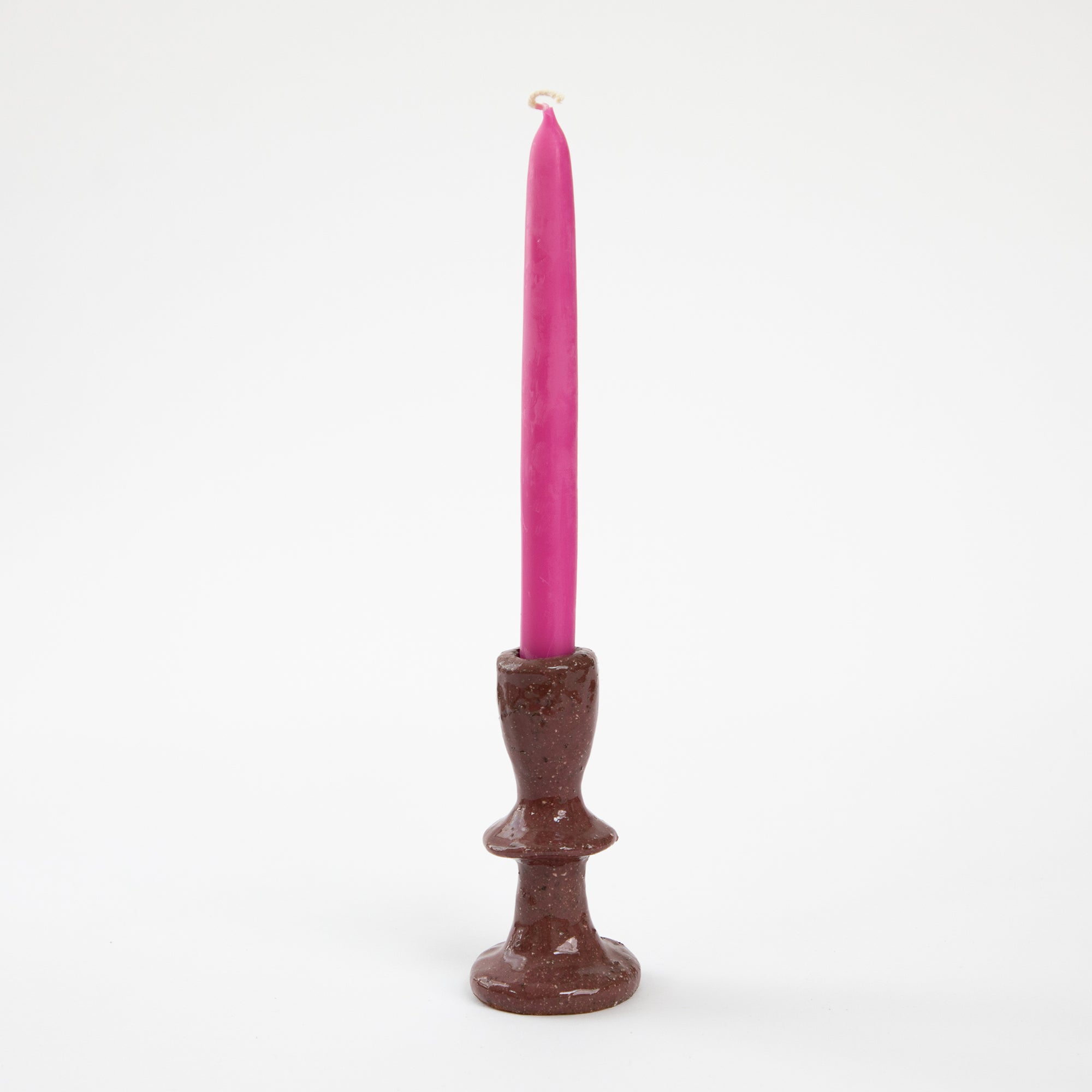 Jade Paton Candle Holders - Textured Plum