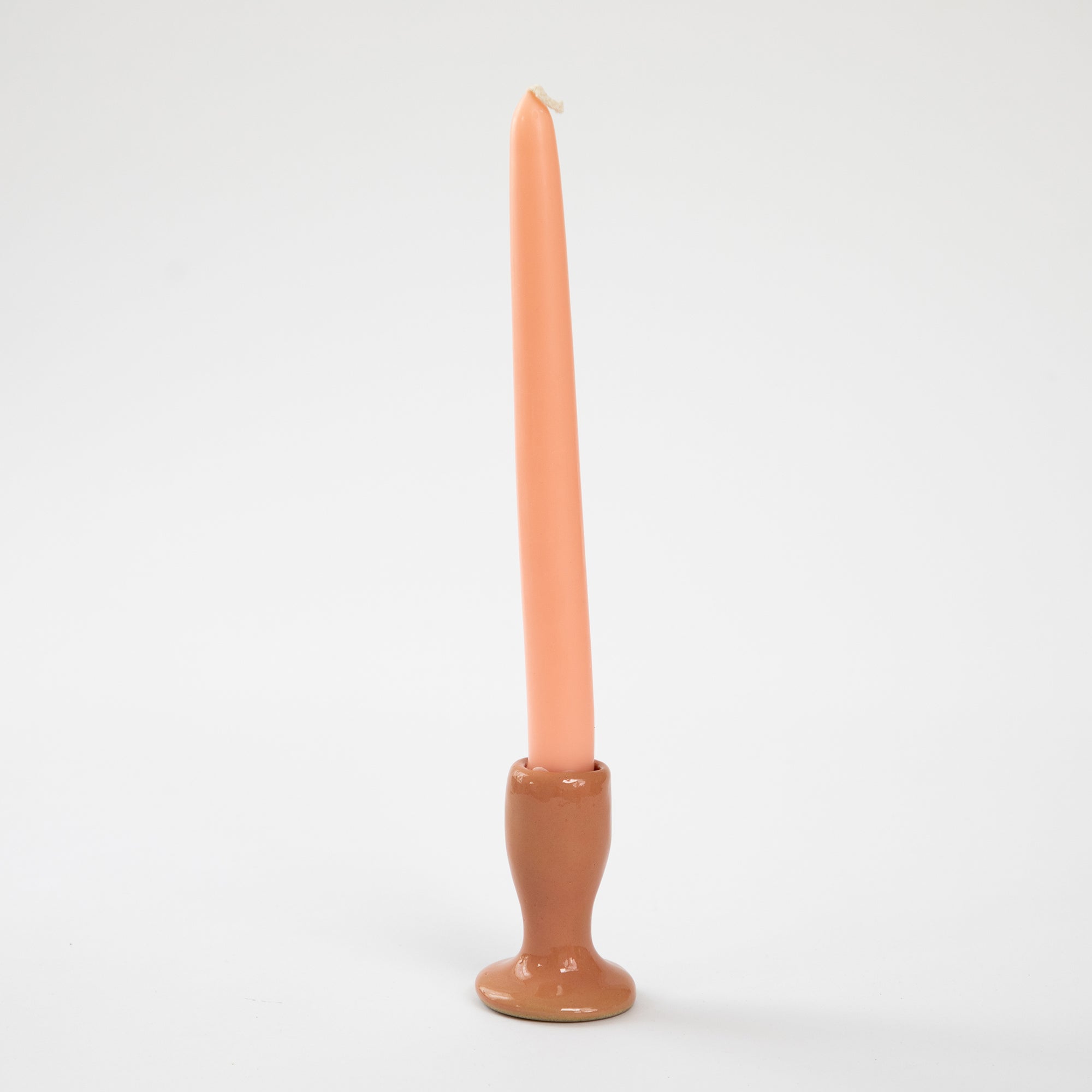 Jade Paton Candle Holders - Peach Pink
